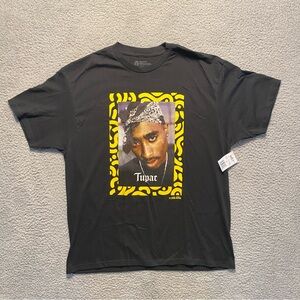 Cross Colours Tupac Shakur Black Graphic T-shirt Men’s Size XL NWT
